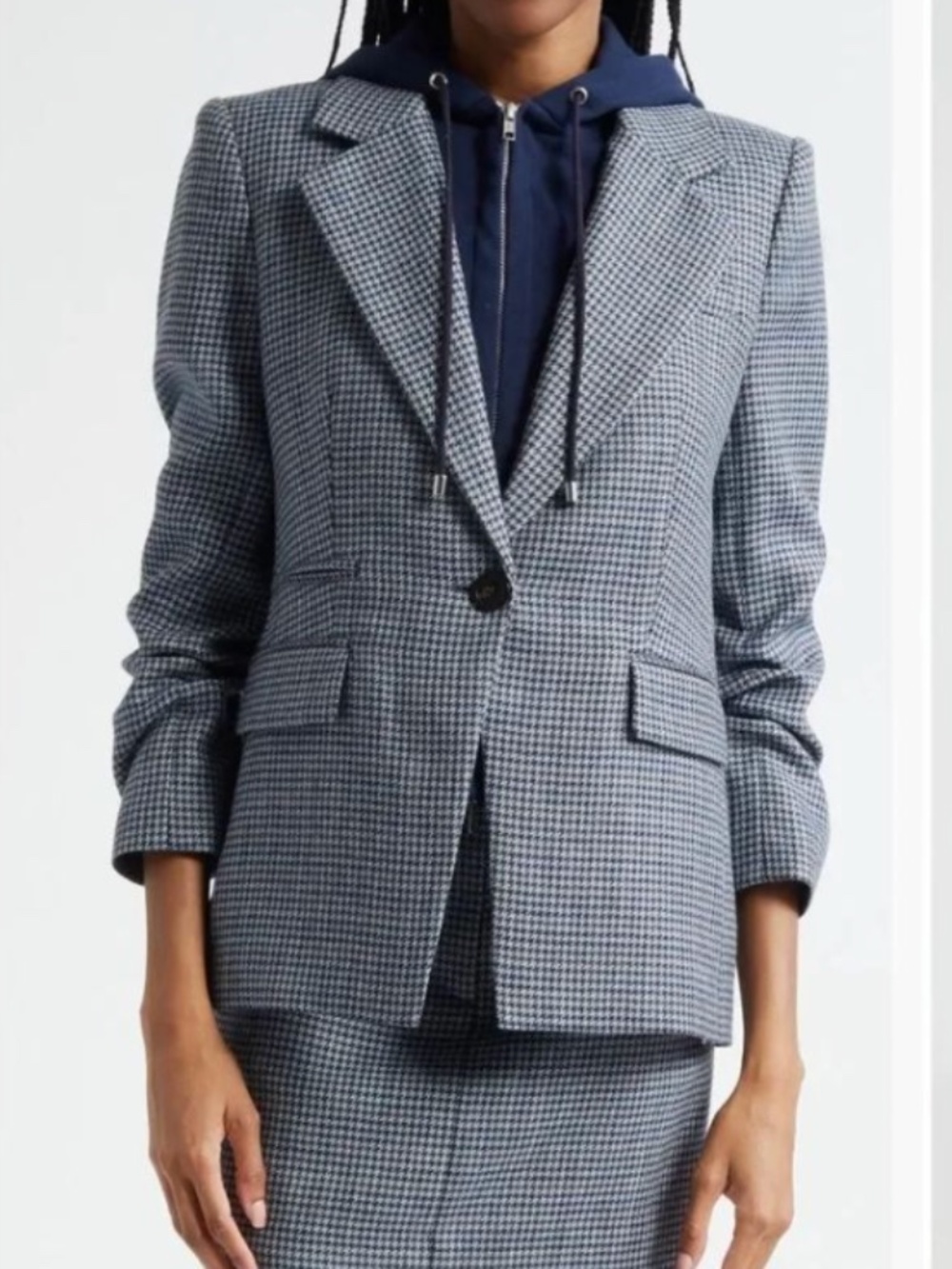 Veronica Beard Houndstooth Blazer